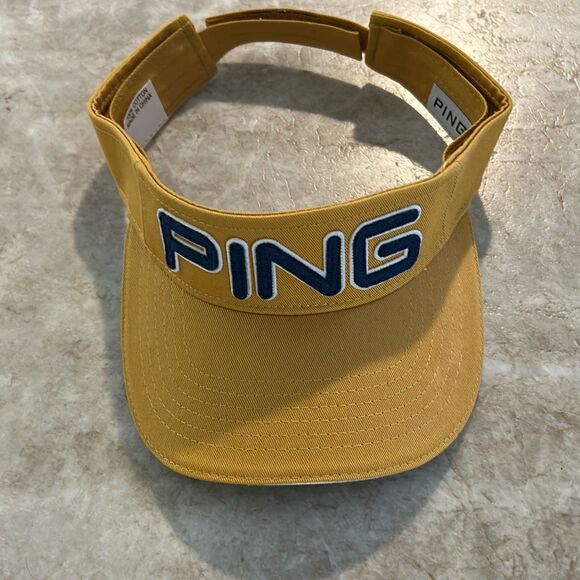 PING Mustard Yellow Visor NWOT - Picture 1 of 5